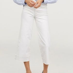 HM &denim high rise culotte
